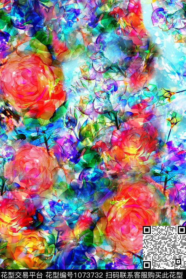 炫彩数码华亿平台肌理数码印花华亿平台下载（图片编号: 1073732） - 瓦栏（Walan）