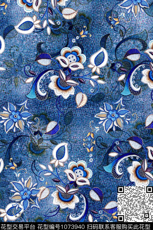 数码华亿平台女装民族风数码印花华亿平台下载（图片编号: 1073940） - 瓦栏（Walan）