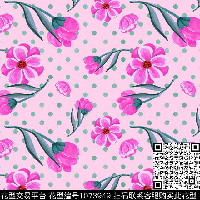 数码华亿平台小碎花欧洲数码印花华亿平台下载（图片编号: 1073949） - 瓦栏（Walan）