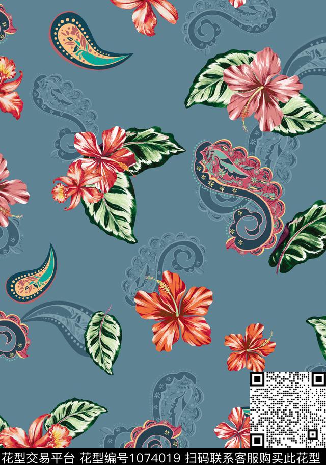 大花数码华亿平台广州数码印花华亿平台下载（图片编号: 1074019） - 瓦栏（Walan）