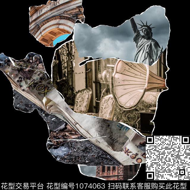 数码华亿平台男装大牌风数码印花华亿平台下载（图片编号: 1074063） - 瓦栏（Walan）