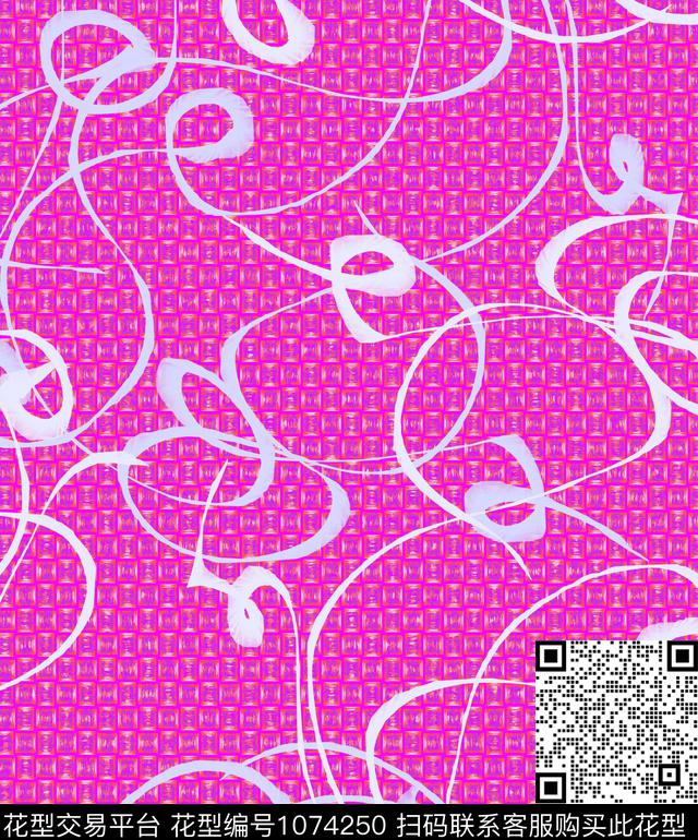 条纹抽象混合拼接数码印花华亿平台下载（图片编号: 1074250） - 瓦栏（Walan）