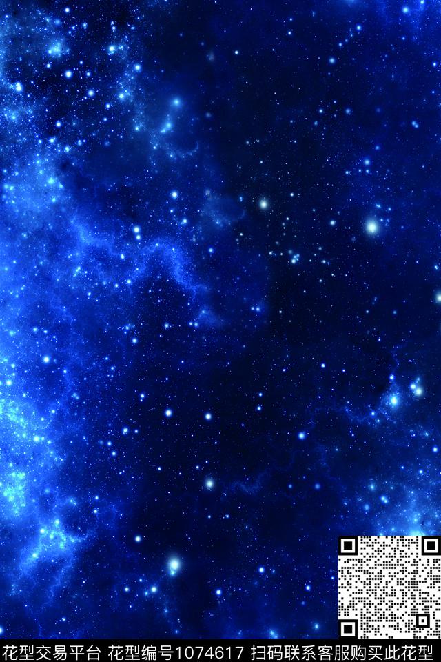 骷髅星空几何数码印花华亿平台下载（图片编号: 1074617） - 瓦栏（Walan）