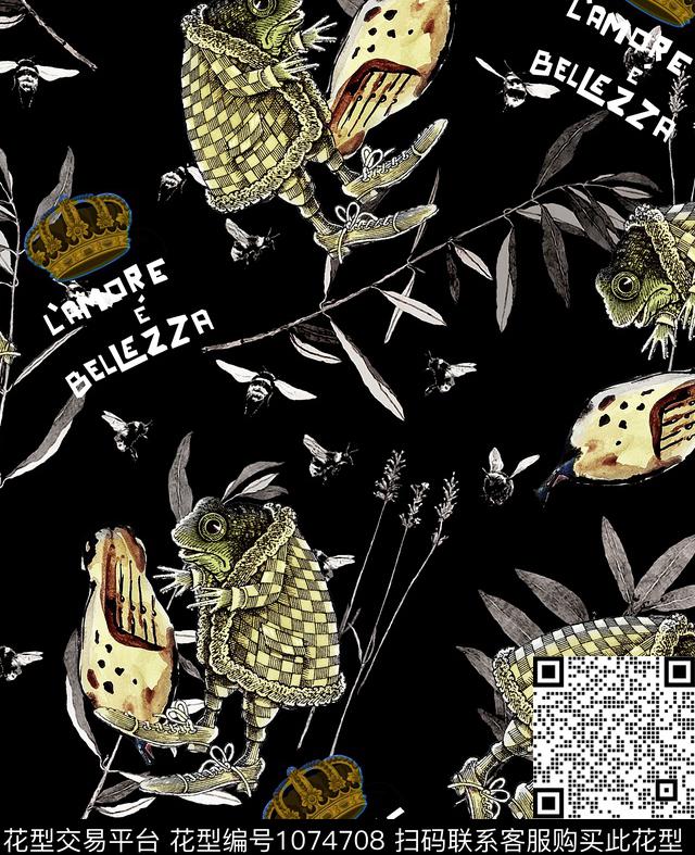 数码华亿平台男装花卉数码印花华亿平台下载（图片编号: 1074708） - 瓦栏（Walan）