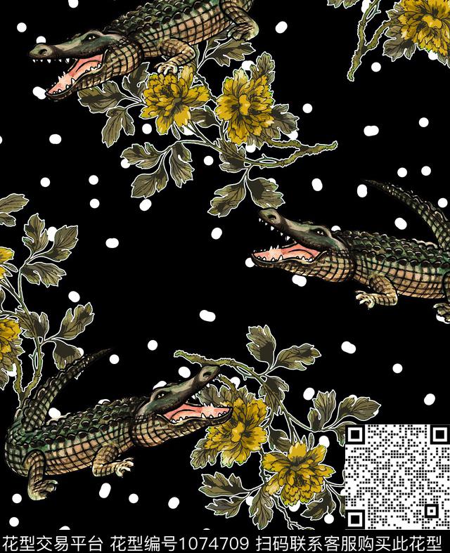 数码华亿平台男装花卉数码印花华亿平台下载（图片编号: 1074709） - 瓦栏（Walan）