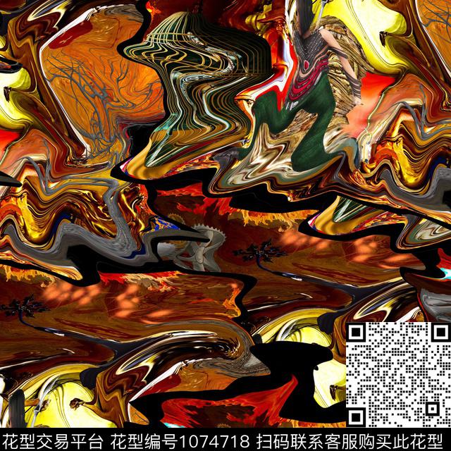 数码华亿平台男装大牌风数码印花华亿平台下载（图片编号: 1074718） - 瓦栏（Walan）