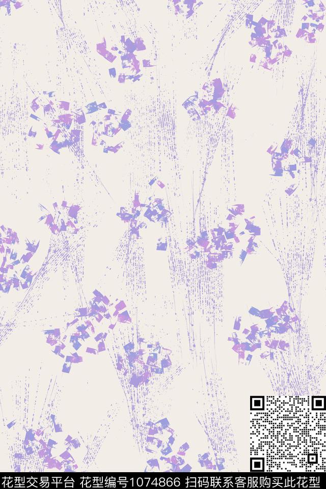 数码华亿平台抽象大牌风数码印花华亿平台下载（图片编号: 1074866） - 瓦栏（Walan）