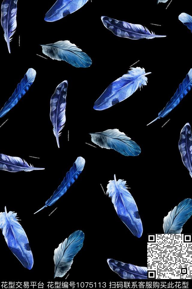 衬衫民族风抽象数码印花华亿平台下载（图片编号: 1075113） - 瓦栏（Walan）