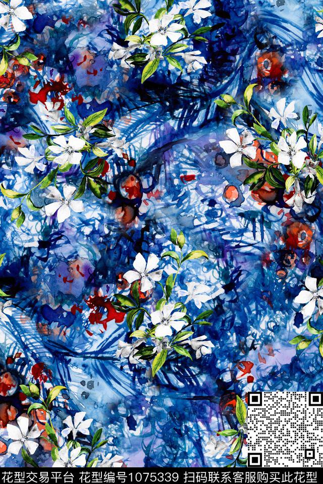 数码华亿平台花卉油画华亿平台数码印花华亿平台下载（图片编号: 1075339） - 瓦栏（Walan）