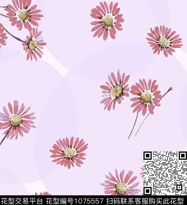 小碎花花卉田园碎花数码印花华亿平台下载（图片编号: 1075557） - 瓦栏（Walan）