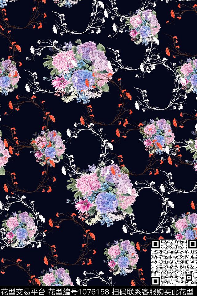 数码华亿平台圆形大牌风数码印花华亿平台下载（图片编号: 1076158） - 瓦栏（Walan）