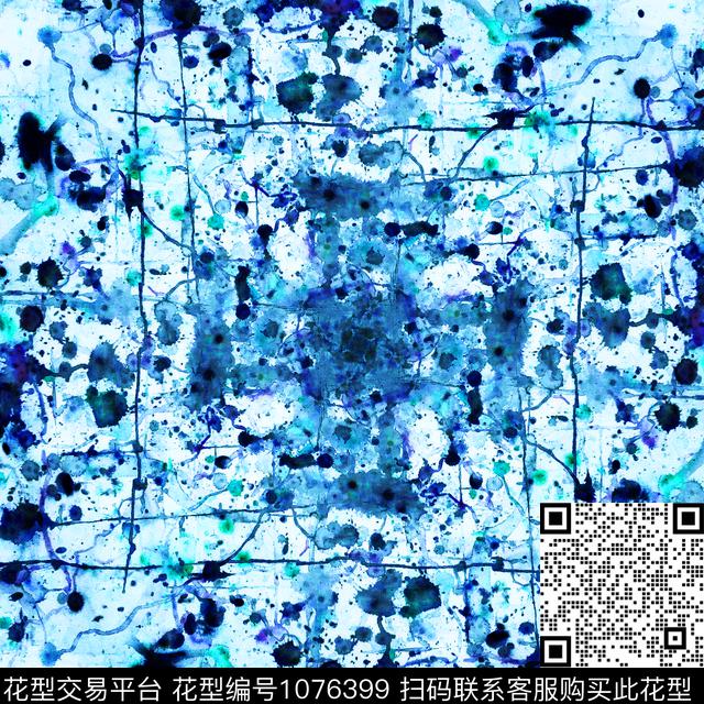 绘画泼墨中国风数码印花华亿平台下载（图片编号: 1076399） - 瓦栏（Walan）