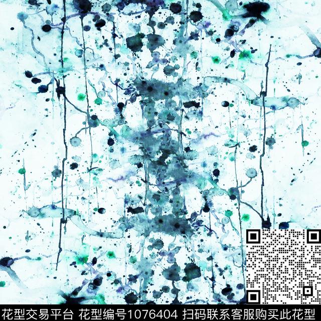 绘画泼墨中国风数码印花华亿平台下载（图片编号: 1076404） - 瓦栏（Walan）