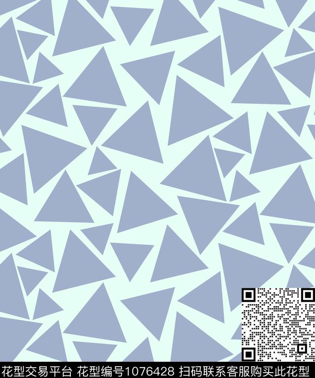 矢量数码华亿平台三角形数码印花华亿平台下载（图片编号: 1076428） - 瓦栏（Walan）