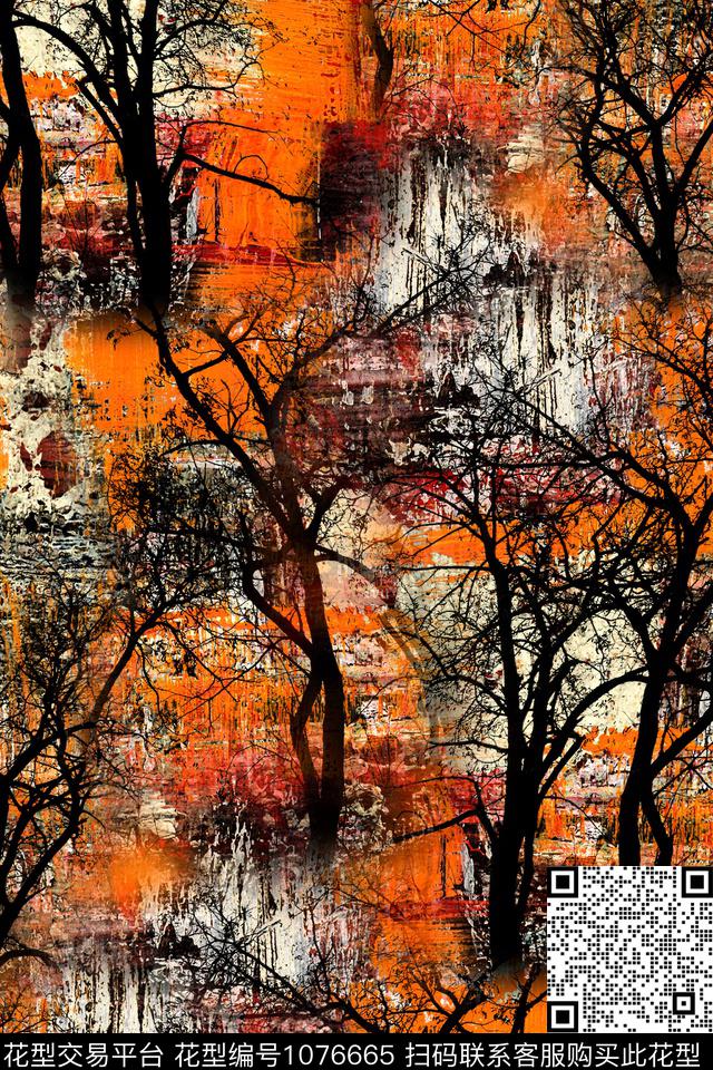 油画华亿平台中老年华亿平台真丝雪纺华亿平台数码印花华亿平台下载（图片编号: 1076665） - 瓦栏（Walan）