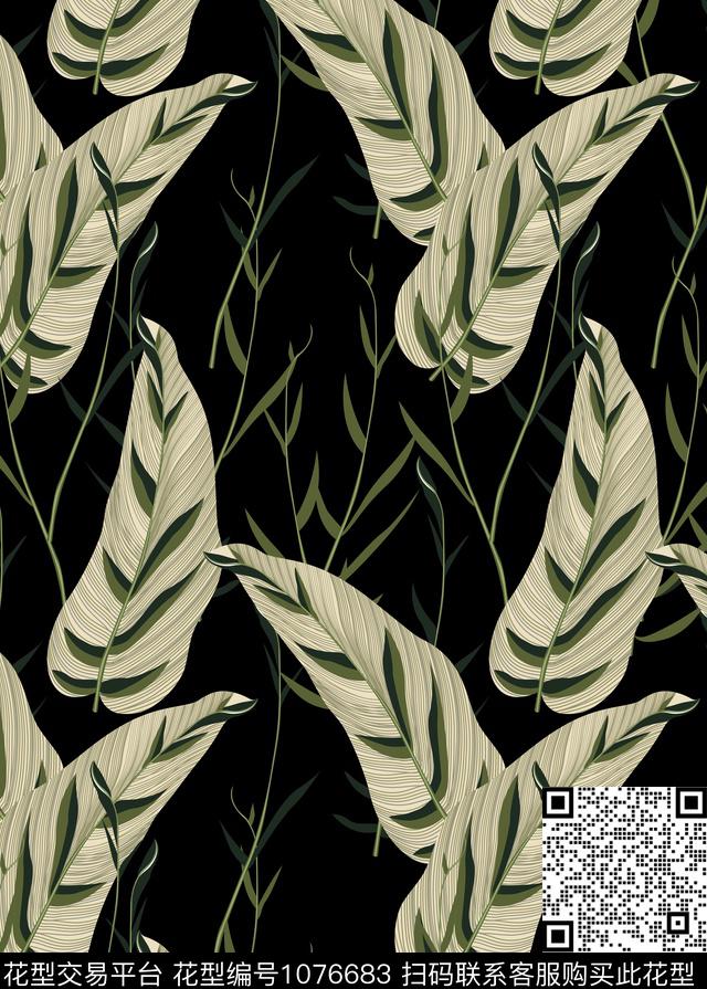 植物花卉几何传统印花华亿平台下载（图片编号: 1076683） - 瓦栏（Walan）