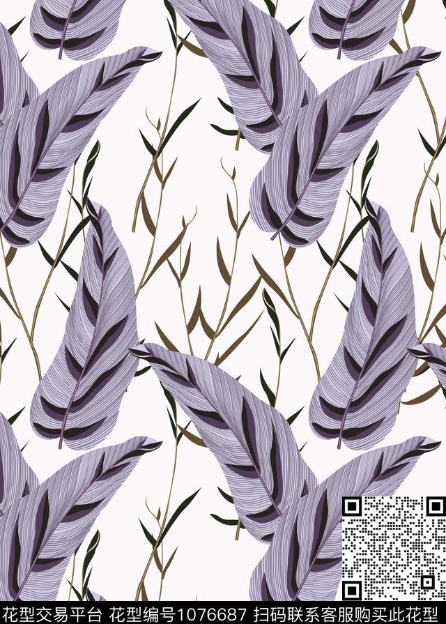 植物花卉几何传统印花华亿平台下载（图片编号: 1076687） - 瓦栏（Walan）
