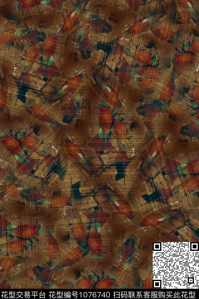 鸟男装年轻女性数码印花华亿平台下载（图片编号: 1076740） - 瓦栏（Walan）