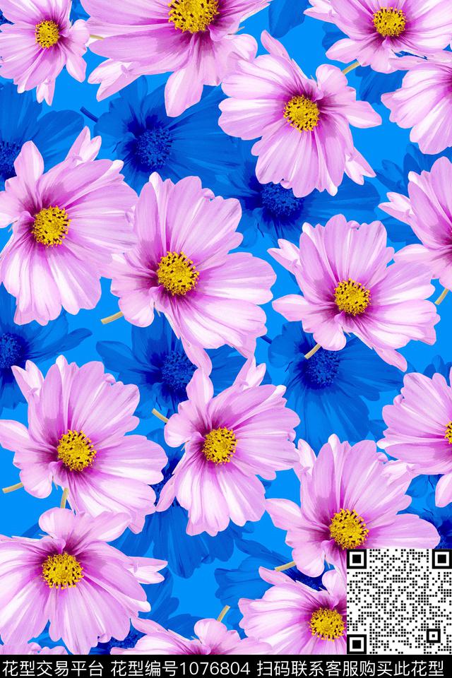 大花数码华亿平台花卉数码印花华亿平台下载（图片编号: 1076804） - 瓦栏（Walan）