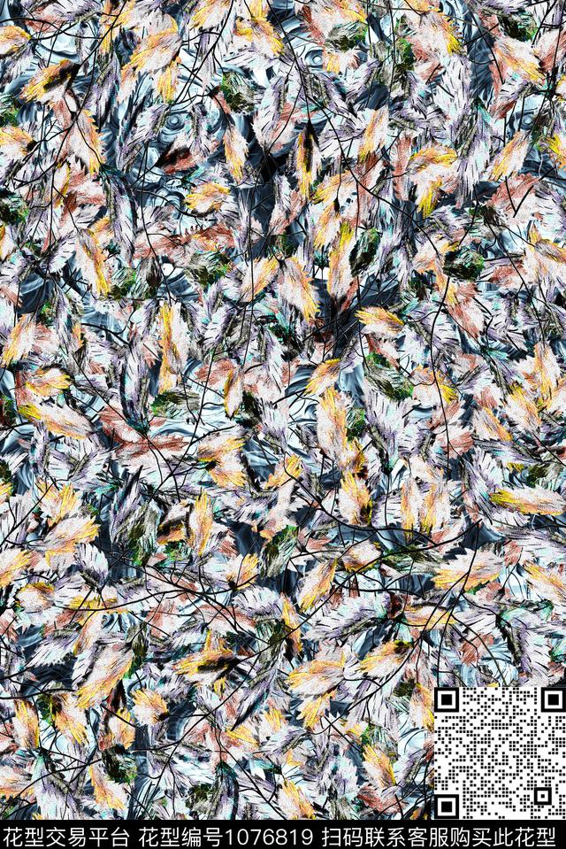 数码华亿平台民族风抽象数码印花华亿平台下载（图片编号: 1076819） - 瓦栏（Walan）