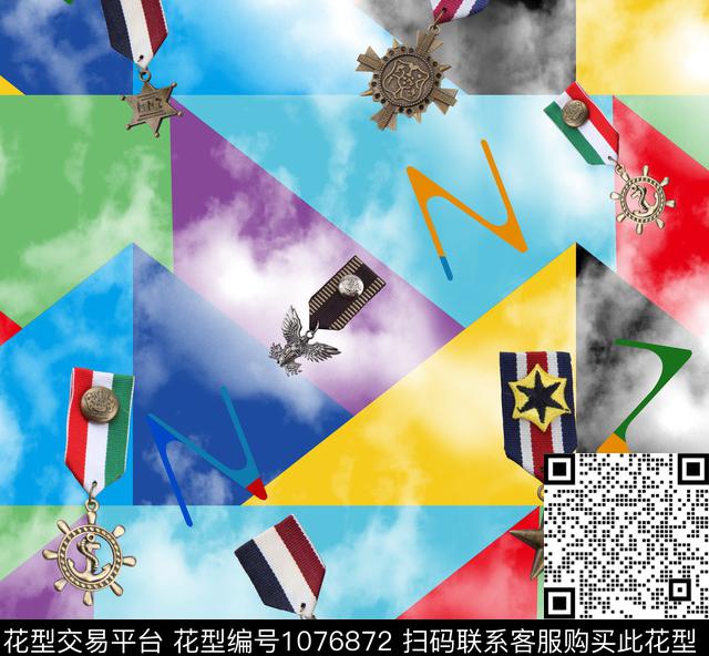 数码华亿平台创意男装数码印花华亿平台下载（图片编号: 1076872） - 瓦栏（Walan）