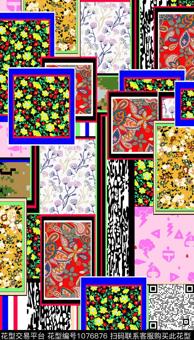 数码华亿平台花卉女装数码印花华亿平台下载（图片编号: 1076876） - 瓦栏（Walan）