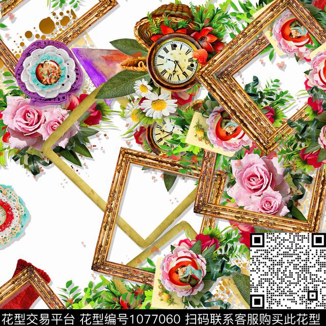 数码华亿平台创意小碎花数码印花华亿平台下载（图片编号: 1077060） - 瓦栏（Walan）