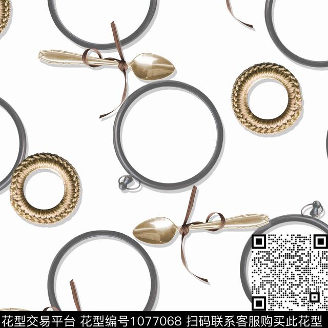 奢华抽象几何数码印花华亿平台下载（图片编号: 1077068） - 瓦栏（Walan）