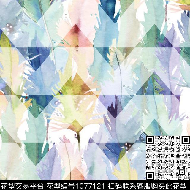 数码华亿平台春夏华亿平台几何数码印花华亿平台下载（图片编号: 1077121） - 瓦栏（Walan）