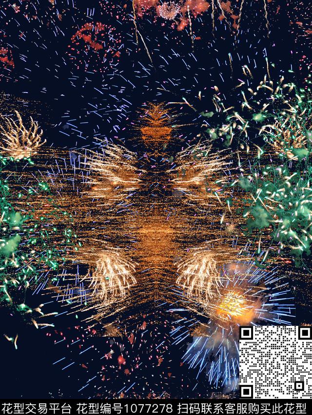 数码华亿平台抽象大牌风数码印花华亿平台下载（图片编号: 1077278） - 瓦栏（Walan）