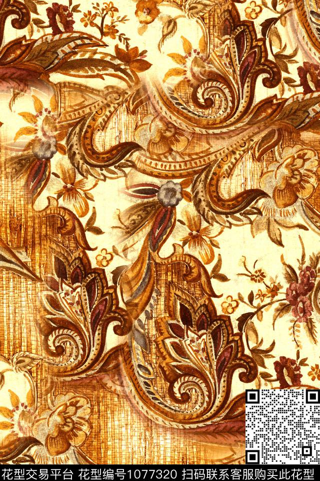 中老年华亿平台真丝雪纺华亿平台肌理数码印花华亿平台下载（图片编号: 1077320） - 瓦栏（Walan）