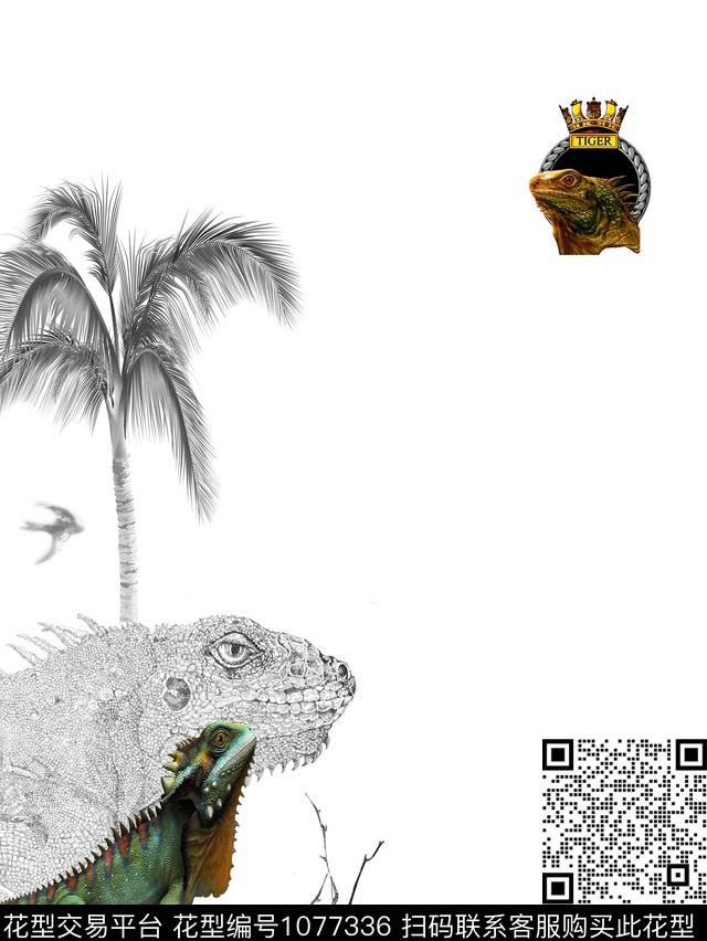 艺术创意昆虫数码印花华亿平台下载（图片编号: 1077336） - 瓦栏（Walan）