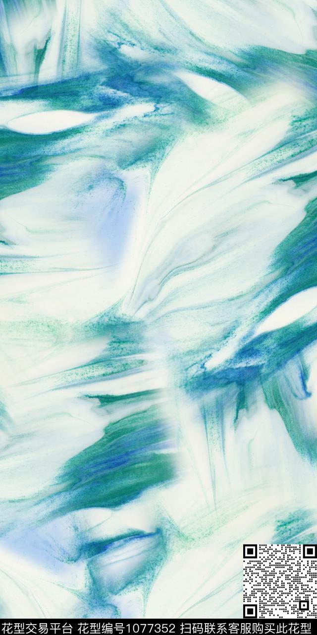 数码华亿平台抽象女装数码印花华亿平台下载（图片编号: 1077352） - 瓦栏（Walan）