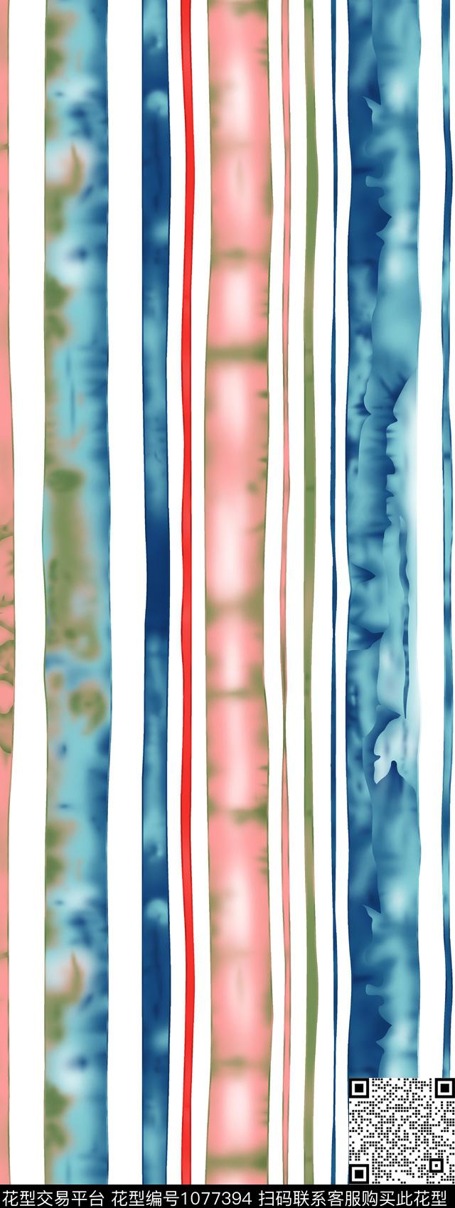 条纹几何衬衫花传统印花华亿平台下载（图片编号: 1077394） - 瓦栏（Walan）