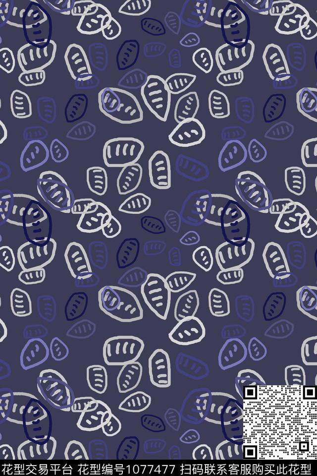 民族花卉绿植树叶男装休闲花卉传统印花华亿平台下载（图片编号: 1077477） - 瓦栏（Walan）