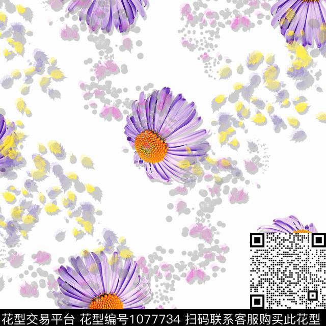 数码华亿平台民族风小碎花数码印花华亿平台下载（图片编号: 1077734） - 瓦栏（Walan）