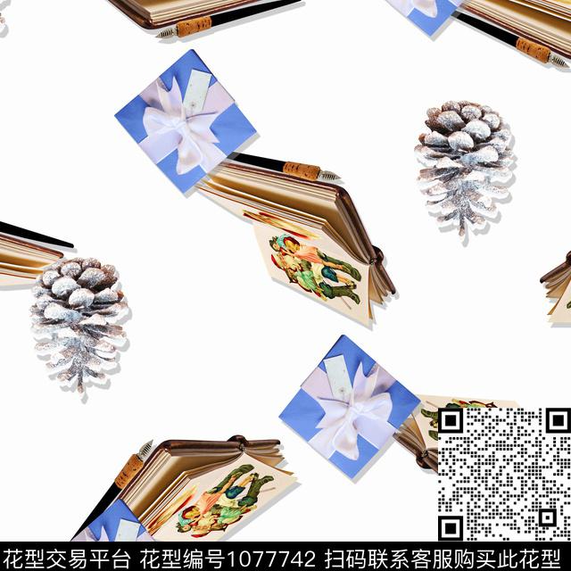 数码华亿平台抽象定位花数码印花华亿平台下载（图片编号: 1077742） - 瓦栏（Walan）