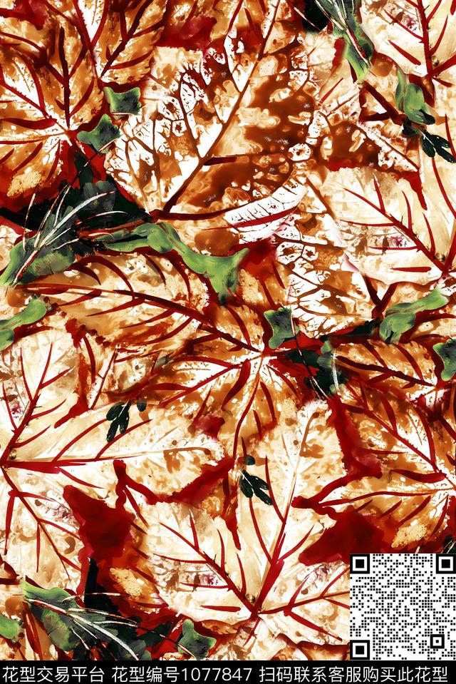 数码华亿平台民族风抽象数码印花华亿平台下载（图片编号: 1077847） - 瓦栏（Walan）