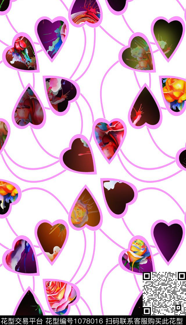 数码华亿平台花卉女装数码印花华亿平台下载（图片编号: 1078016） - 瓦栏（Walan）