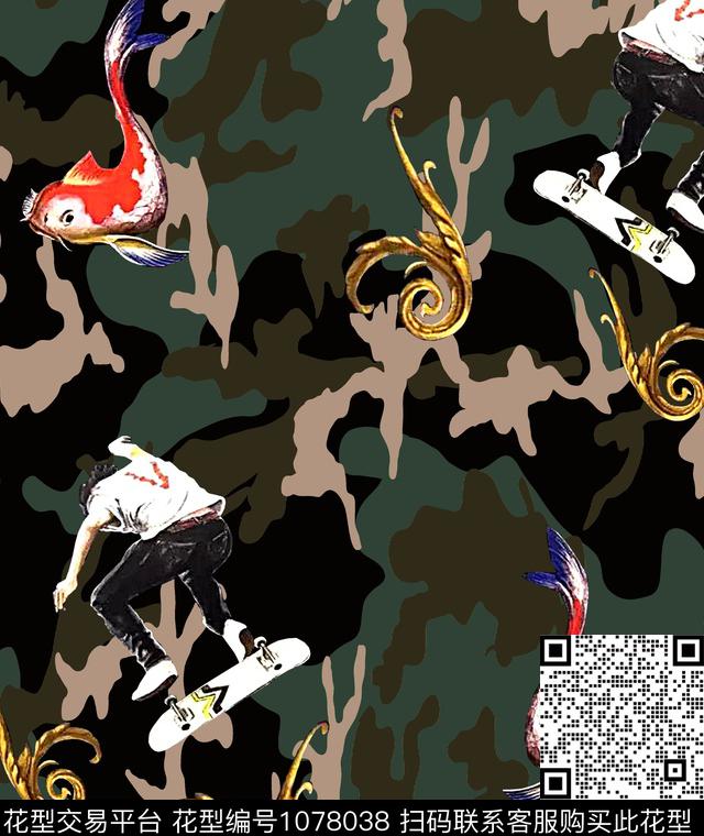 数码华亿平台男装欧美数码印花华亿平台下载（图片编号: 1078038） - 瓦栏（Walan）