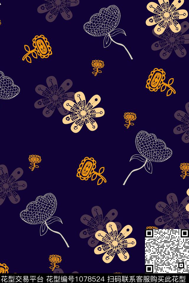 动物花卉数码华亿平台绿植树叶数码印花华亿平台下载（图片编号: 1078524） - 瓦栏（Walan）