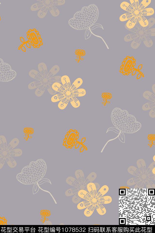 动物花卉数码华亿平台绿植树叶数码印花华亿平台下载（图片编号: 1078532） - 瓦栏（Walan）