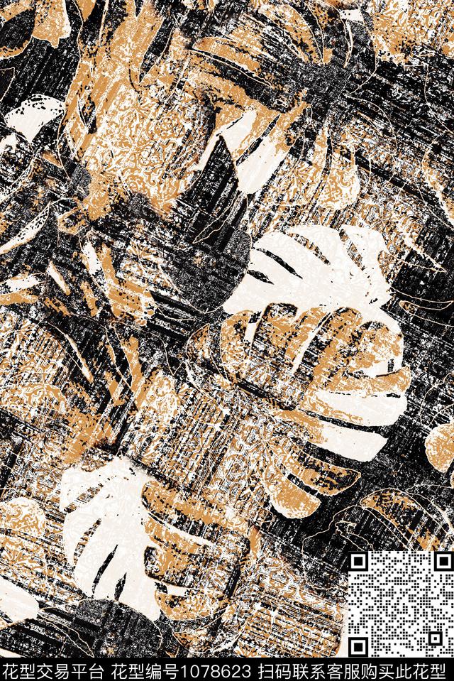 数码华亿平台民族风抽象数码印花华亿平台下载（图片编号: 1078623） - 瓦栏（Walan）