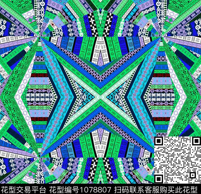 民族风大牌风欧美传统印花华亿平台下载（图片编号: 1078807） - 瓦栏（Walan）