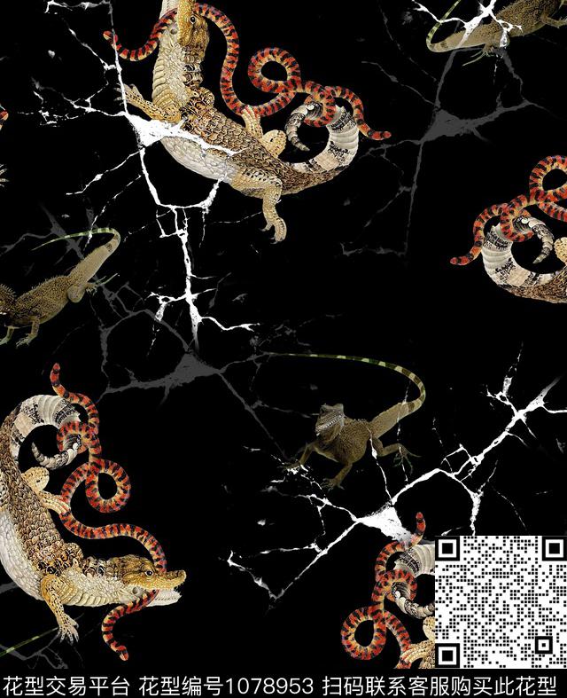 数码华亿平台抽象男装数码印花华亿平台下载（图片编号: 1078953） - 瓦栏（Walan）