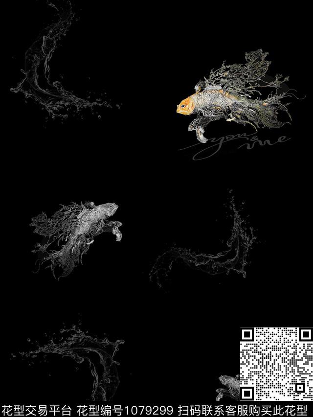 艺术创意抽象传统印花华亿平台下载（图片编号: 1079299） - 瓦栏（Walan）