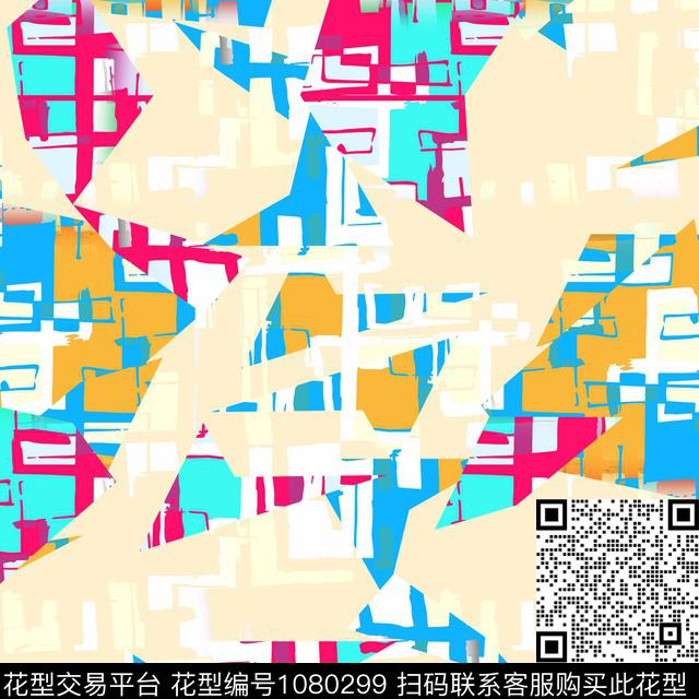 数码华亿平台抽象满版散花数码印花华亿平台下载（图片编号: 1080299） - 瓦栏（Walan）