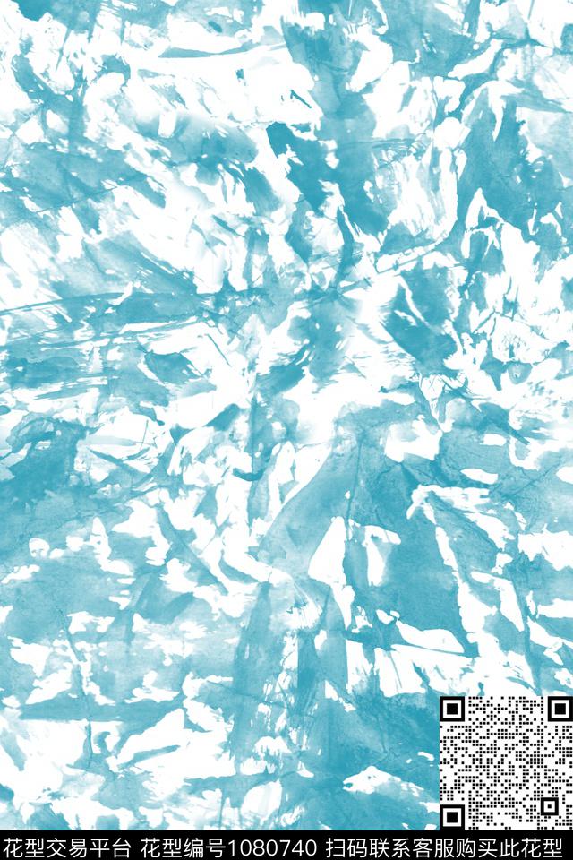 抽象男装笔触传统印花华亿平台下载（图片编号: 1080740） - 瓦栏（Walan）