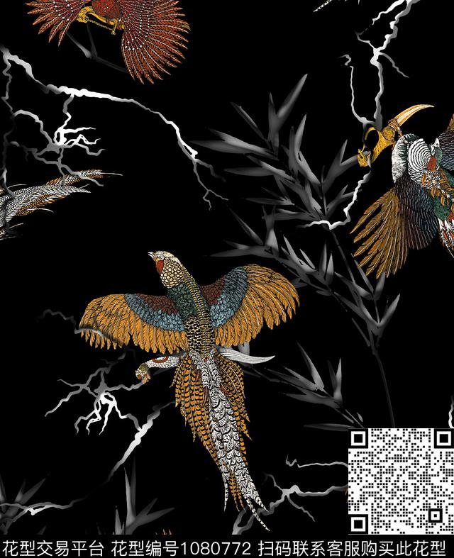 数码华亿平台男装动物数码印花华亿平台下载（图片编号: 1080772） - 瓦栏（Walan）