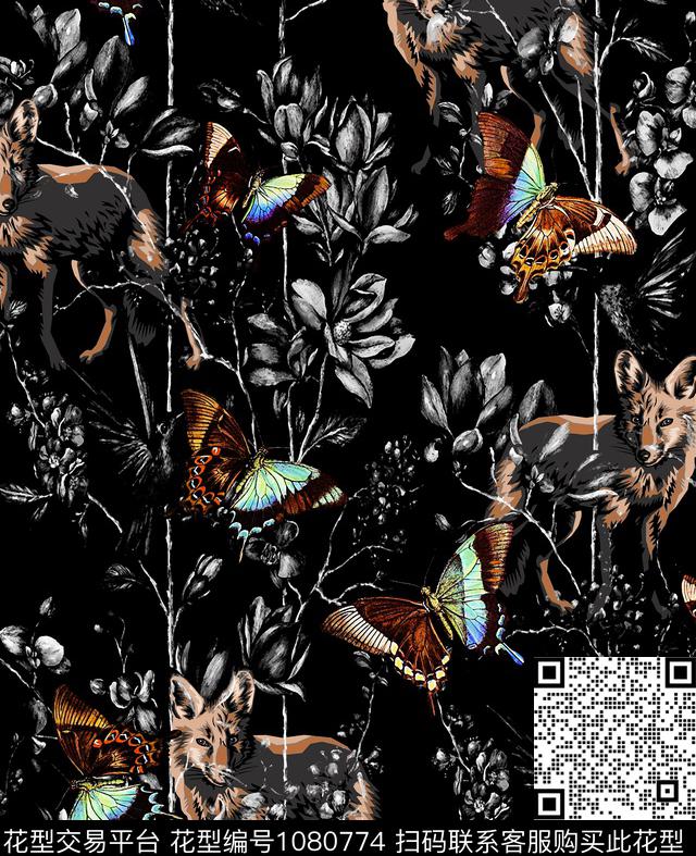 数码华亿平台抽象男装数码印花华亿平台下载（图片编号: 1080774） - 瓦栏（Walan）